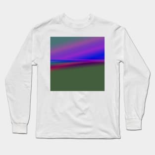 GREEN PINK TEXTURE ART Long Sleeve T-Shirt